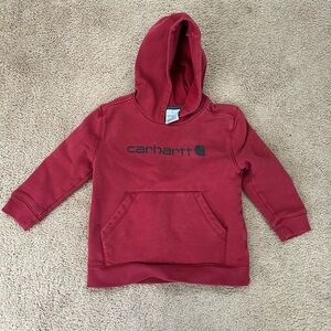 Carhartt Red Sweatshirt Classic Pullover Hoodie